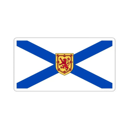 Flag of Nova Scotia Canada - STICKER Vinyl Kiss-Cut Decal 6 Inch White - The Sticker Space