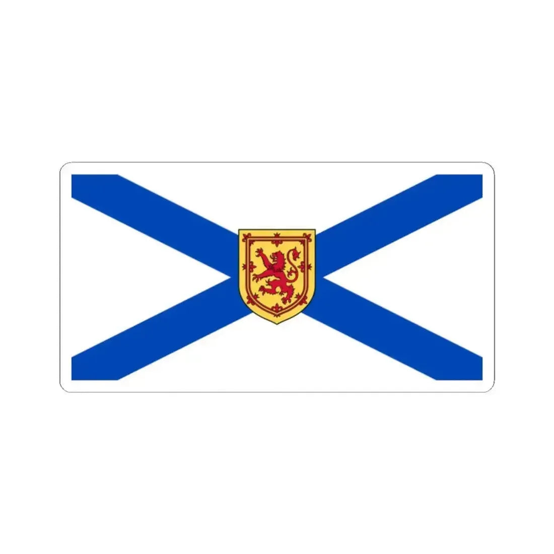 Flag of Nova Scotia (Canada) STICKER Vinyl Kiss-Cut Decal - The Sticker Space