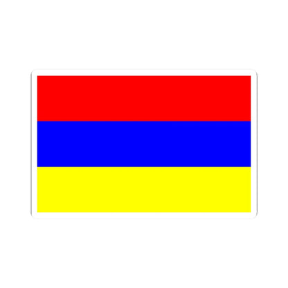 Flag of Novoaidar (Ukraine) STICKER Vinyl Kiss-Cut Decal 2 Inch White - The Sticker Space