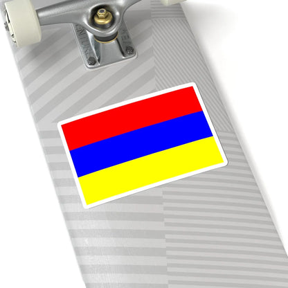 Flag of Novoaidar (Ukraine) STICKER Vinyl Kiss-Cut Decal - The Sticker Space