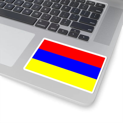 Flag of Novoaidar (Ukraine) STICKER Vinyl Kiss-Cut Decal - The Sticker Space