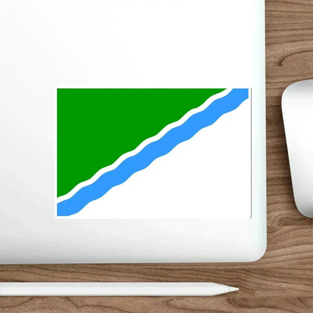 Flag of Novosibirsk Russia STICKER Vinyl Die-Cut Decal - The Sticker Space