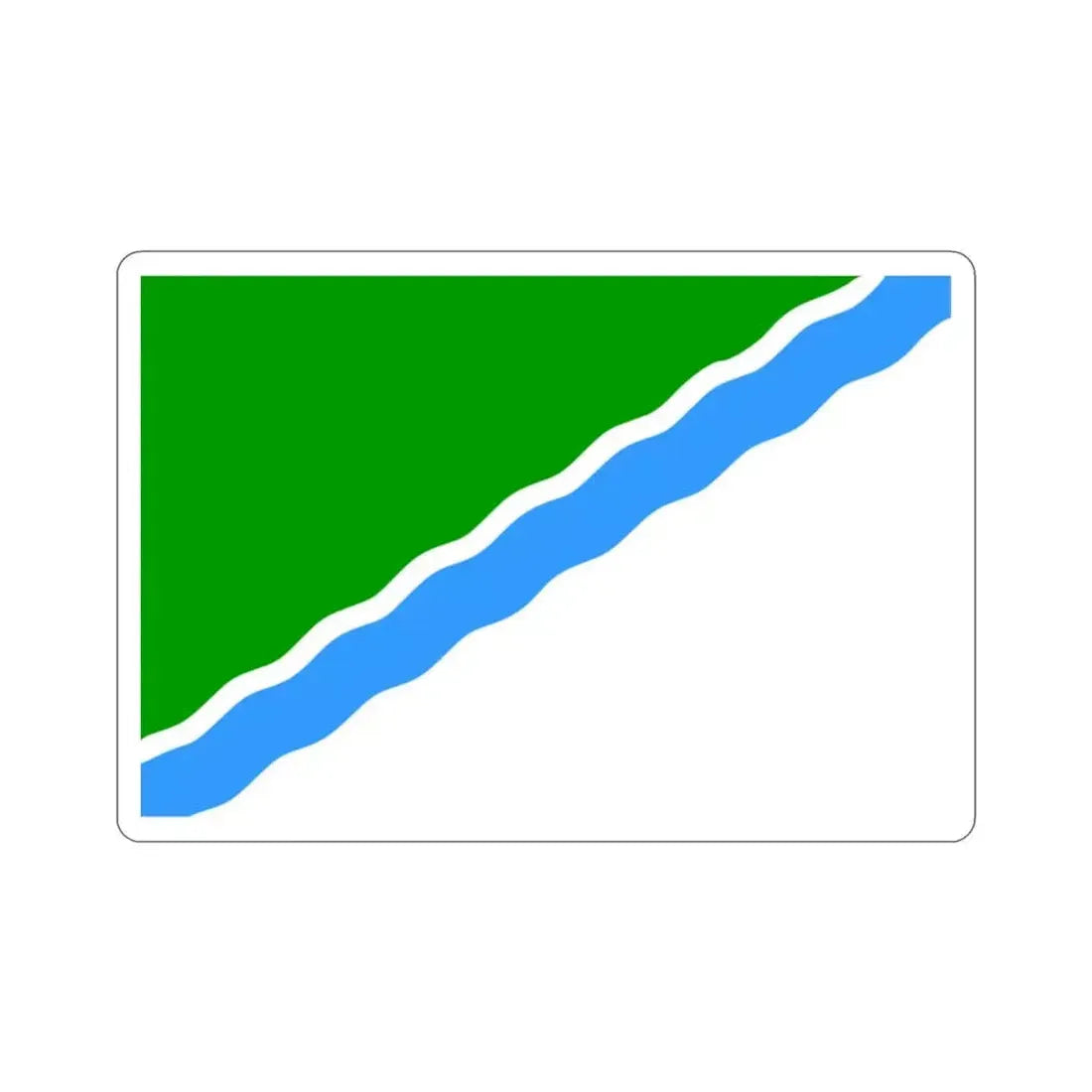 Flag of Novosibirsk Russia STICKER Vinyl Die-Cut Decal - The Sticker Space