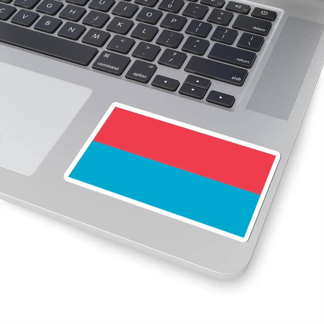 Flag of Novovodolazkyj (Ukraine) STICKER Vinyl Kiss-Cut Decal - The Sticker Space