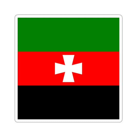 Flag of Novovolynsk (Ukraine) STICKER Vinyl Kiss-Cut Decal 2 Inch White - The Sticker Space