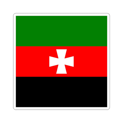 Flag of Novovolynsk (Ukraine) STICKER Vinyl Kiss-Cut Decal 6 Inch White - The Sticker Space