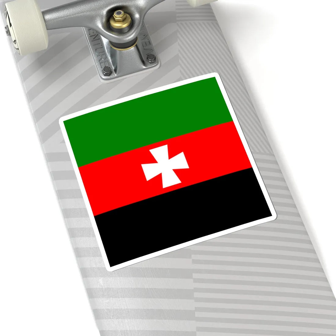 Flag of Novovolynsk (Ukraine) STICKER Vinyl Kiss-Cut Decal - The Sticker Space