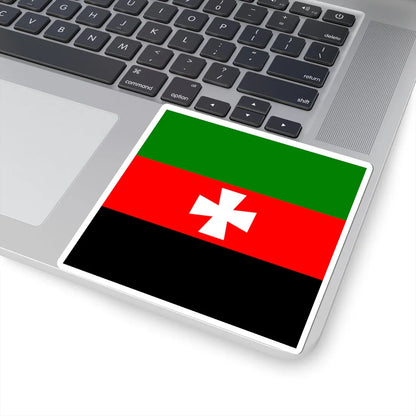 Flag of Novovolynsk (Ukraine) STICKER Vinyl Kiss-Cut Decal - The Sticker Space