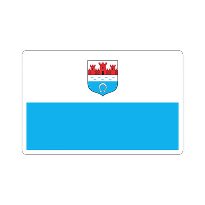 Flag of Nowy Dwór Mazowiecki Poland STICKER Vinyl Die-Cut Decal-3 Inch-The Sticker Space