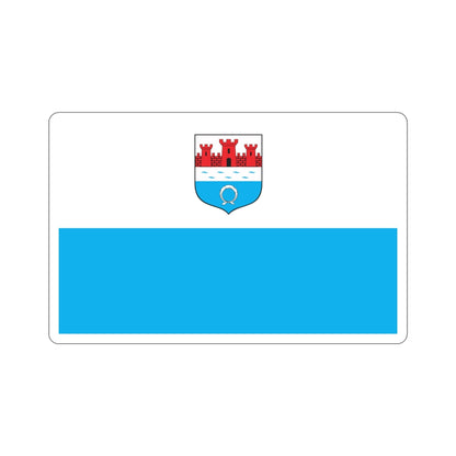 Flag of Nowy Dwór Mazowiecki Poland STICKER Vinyl Die-Cut Decal-4 Inch-The Sticker Space