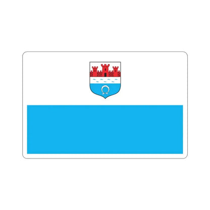 Flag of Nowy Dwór Mazowiecki Poland STICKER Vinyl Die-Cut Decal 2 Inch - The Sticker Space