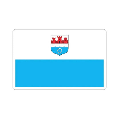 Flag of Nowy Dwór Mazowiecki Poland STICKER Vinyl Die-Cut Decal 3 Inch - The Sticker Space