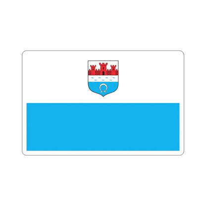 Flag of Nowy Dwór Mazowiecki Poland STICKER Vinyl Die-Cut Decal 3 Inch - The Sticker Space