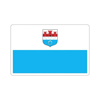 Flag of Nowy Dwór Mazowiecki Poland STICKER Vinyl Die-Cut Decal 4 Inch - The Sticker Space