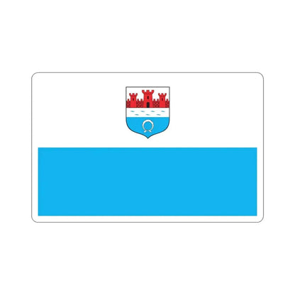 Flag of Nowy Dwór Mazowiecki Poland STICKER Vinyl Die-Cut Decal 6 Inch - The Sticker Space