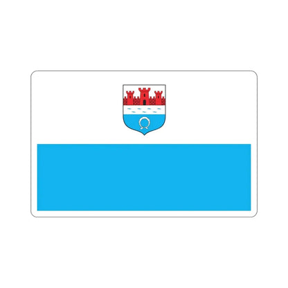 Flag of Nowy Dwór Mazowiecki Poland STICKER Vinyl Die-Cut Decal 6 Inch - The Sticker Space