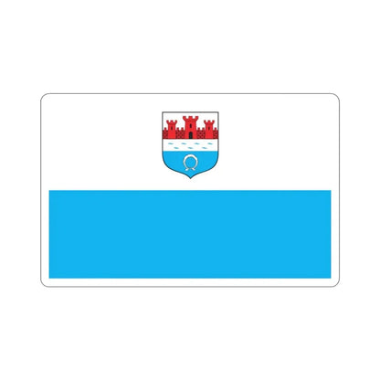 Flag of Nowy Dwór Mazowiecki Poland STICKER Vinyl Die-Cut Decal - The Sticker Space