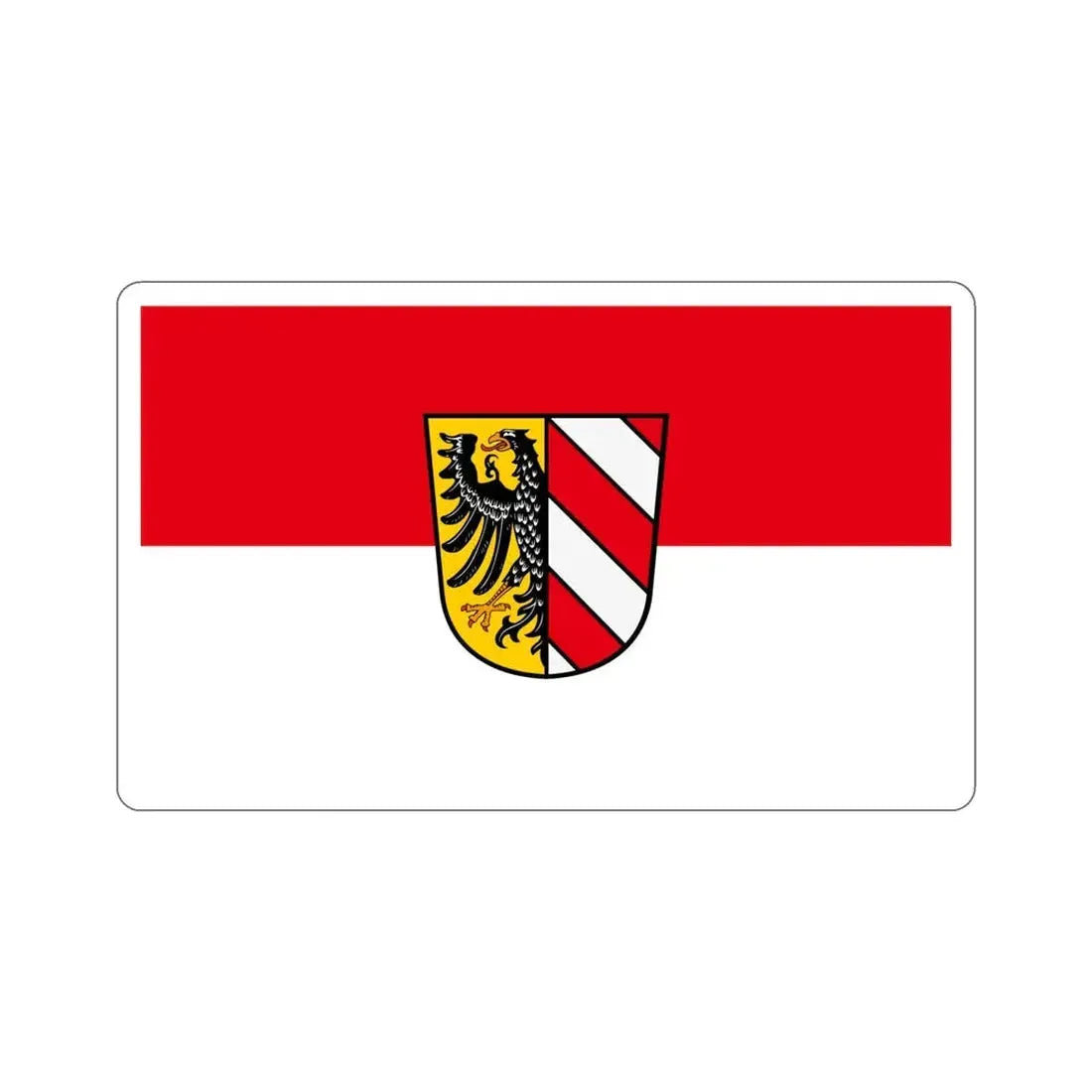 Flag of Nürnberg Germany STICKER Vinyl Die-Cut Decal 6 Inch - The Sticker Space