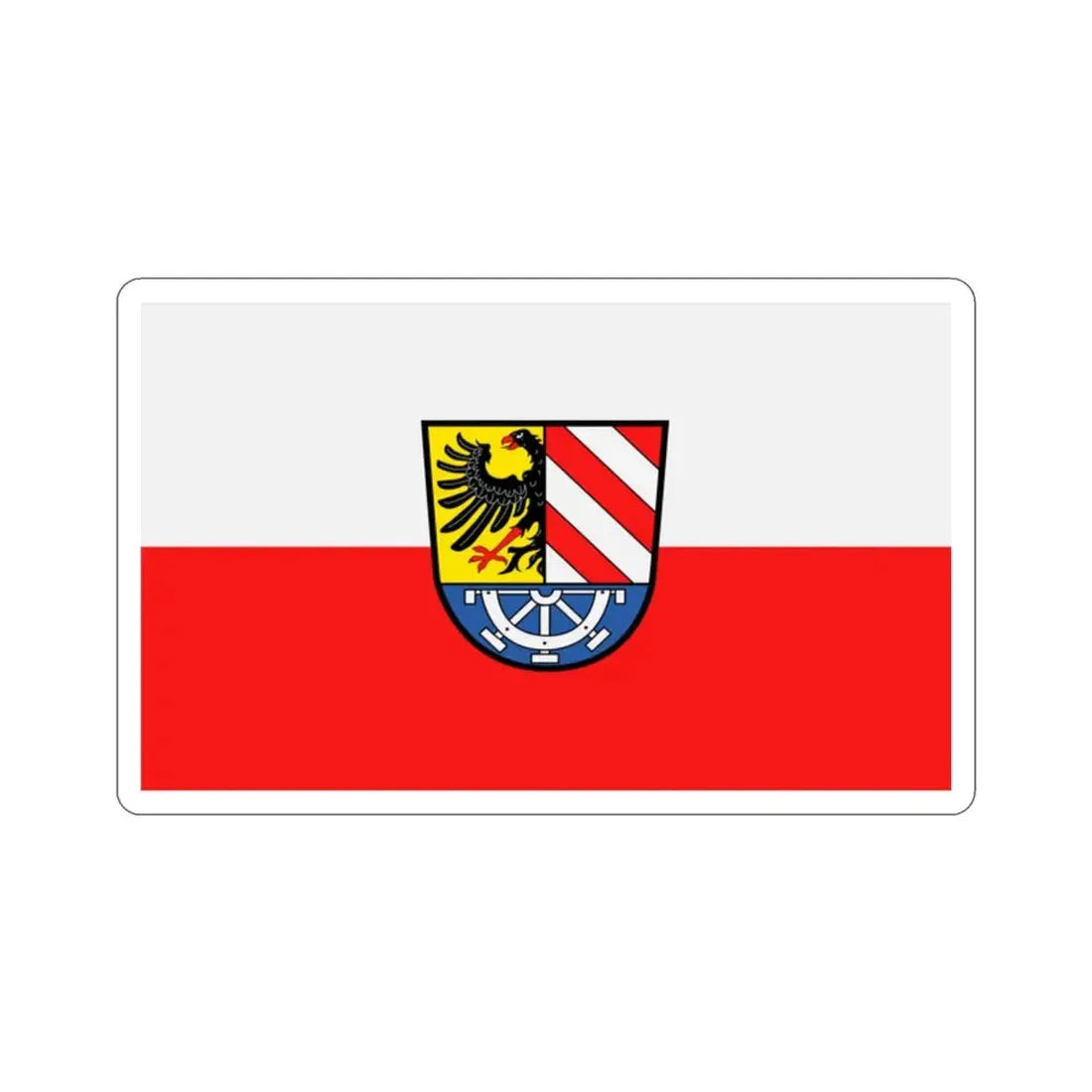Flag of Nürnberger Land Germany STICKER Vinyl Die-Cut Decal 2 Inch - The Sticker Space