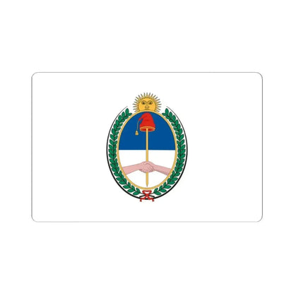 Flag of Nuestra Libertad Civil ceremonial (Argentina) STICKER Vinyl Kiss-Cut Decal 2 Inch White - The Sticker Space