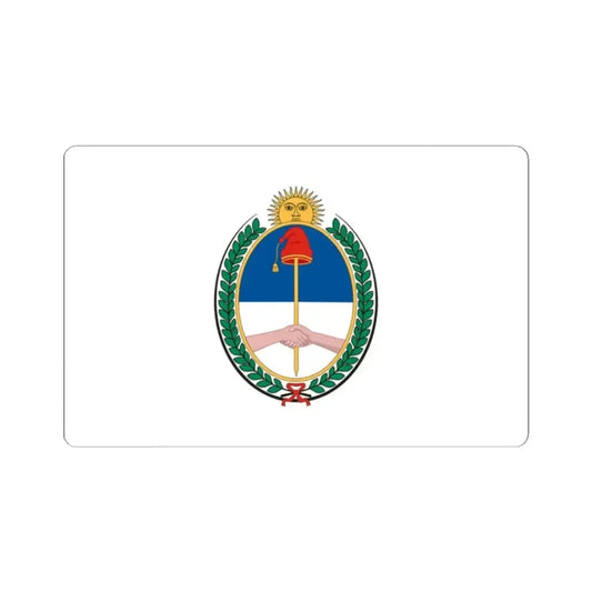 Flag of Nuestra Libertad Civil ceremonial (Argentina) STICKER Vinyl Kiss-Cut Decal 2 Inch White - The Sticker Space