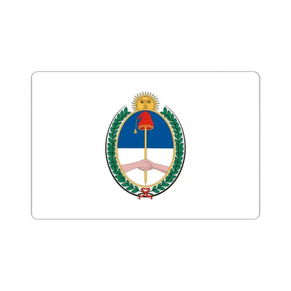 Flag of Nuestra Libertad Civil ceremonial (Argentina) STICKER Vinyl Kiss-Cut Decal 6 Inch White - The Sticker Space