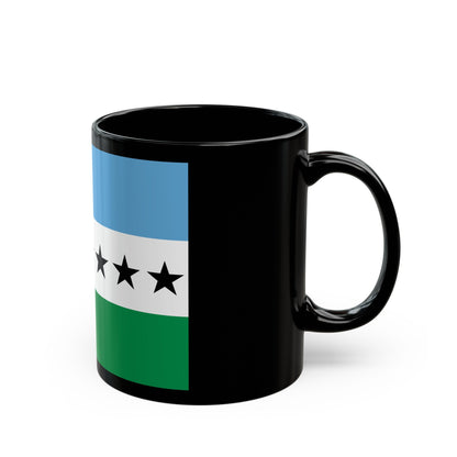 Flag of Nueva Loja Ecuador - Black Coffee Mug-The Sticker Space