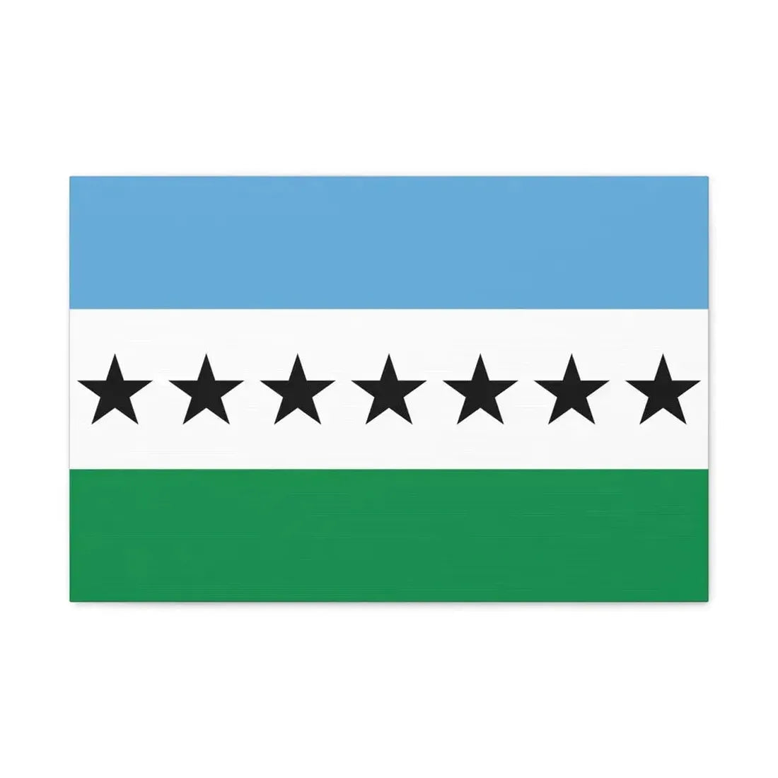 Flag of Nueva Loja Ecuador - Canvas Wall Art 24″ x 16″ 1.25" - The Sticker Space