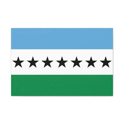 Flag of Nueva Loja Ecuador - Canvas Wall Art 24″ x 16″ 1.25" - The Sticker Space