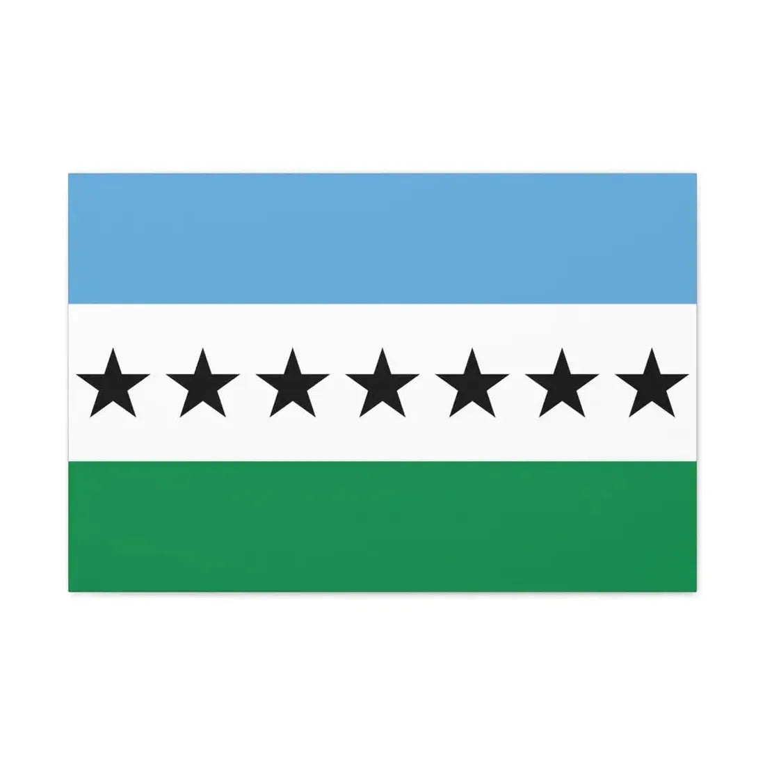 Flag of Nueva Loja Ecuador - Canvas Wall Art 30" x 20" 1.25" - The Sticker Space