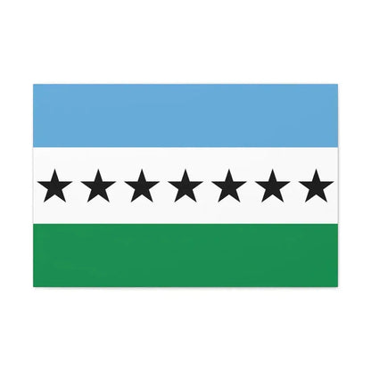 Flag of Nueva Loja Ecuador - Canvas Wall Art 30" x 20" 1.25" - The Sticker Space