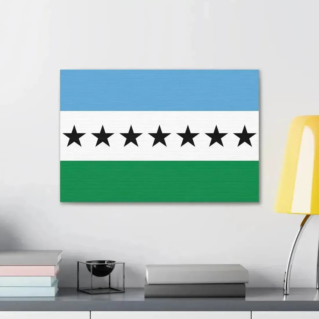 Flag of Nueva Loja Ecuador - Canvas Wall Art - The Sticker Space