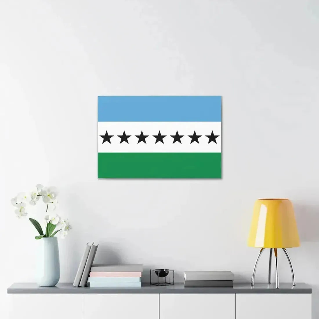 Flag of Nueva Loja Ecuador - Canvas Wall Art - The Sticker Space