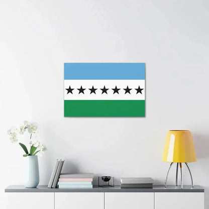 Flag of Nueva Loja Ecuador - Canvas Wall Art - The Sticker Space