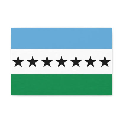 Flag of Nueva Loja Ecuador - Canvas Wall Art - The Sticker Space