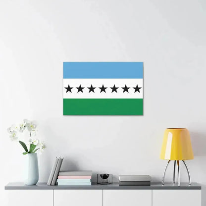 Flag of Nueva Loja Ecuador - Canvas Wall Art - The Sticker Space