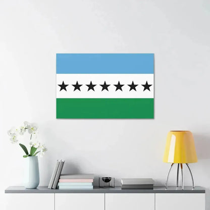 Flag of Nueva Loja Ecuador - Canvas Wall Art - The Sticker Space
