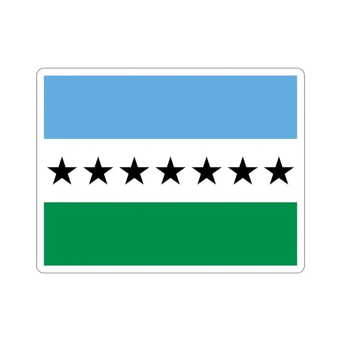 Flag of Nueva Loja Ecuador STICKER Vinyl Die-Cut Decal 5 Inch - The Sticker Space