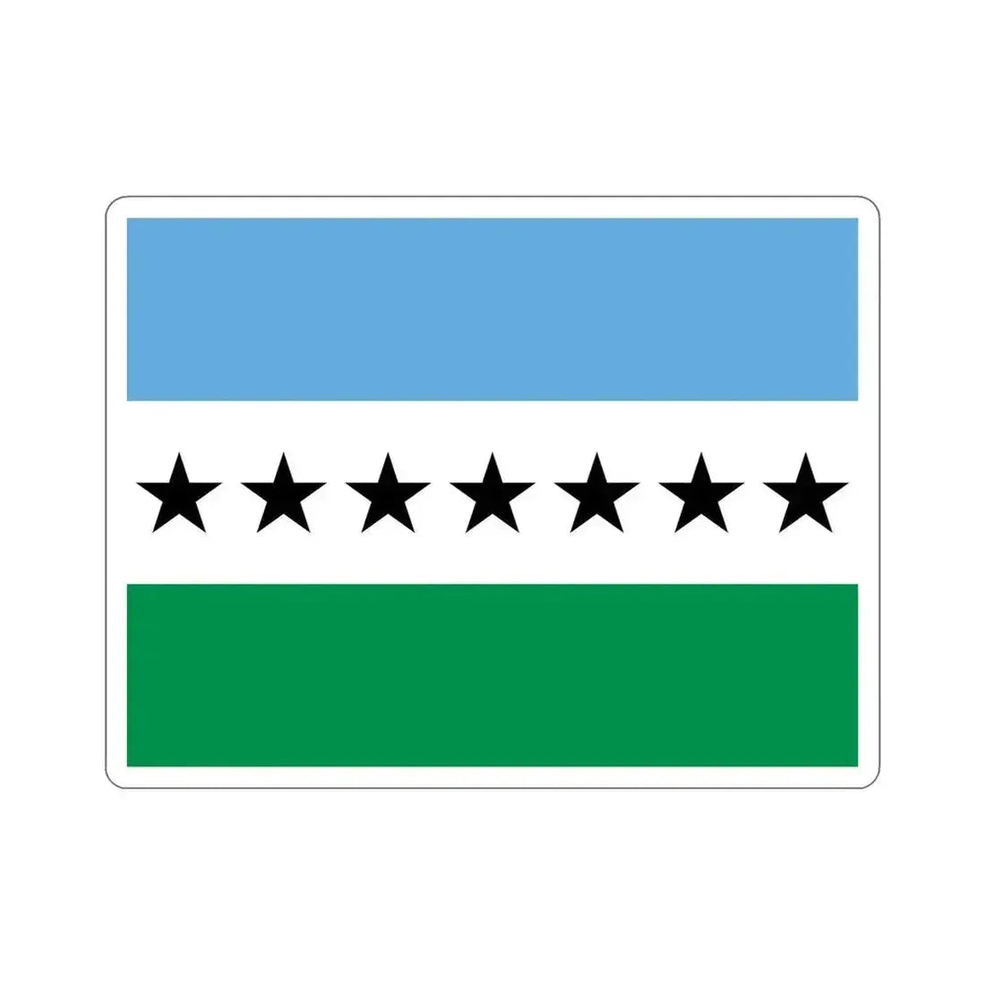 Flag of Nueva Loja Ecuador STICKER Vinyl Die-Cut Decal 6 Inch - The Sticker Space