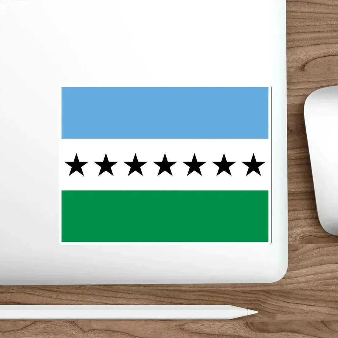 Flag of Nueva Loja Ecuador STICKER Vinyl Die-Cut Decal - The Sticker Space