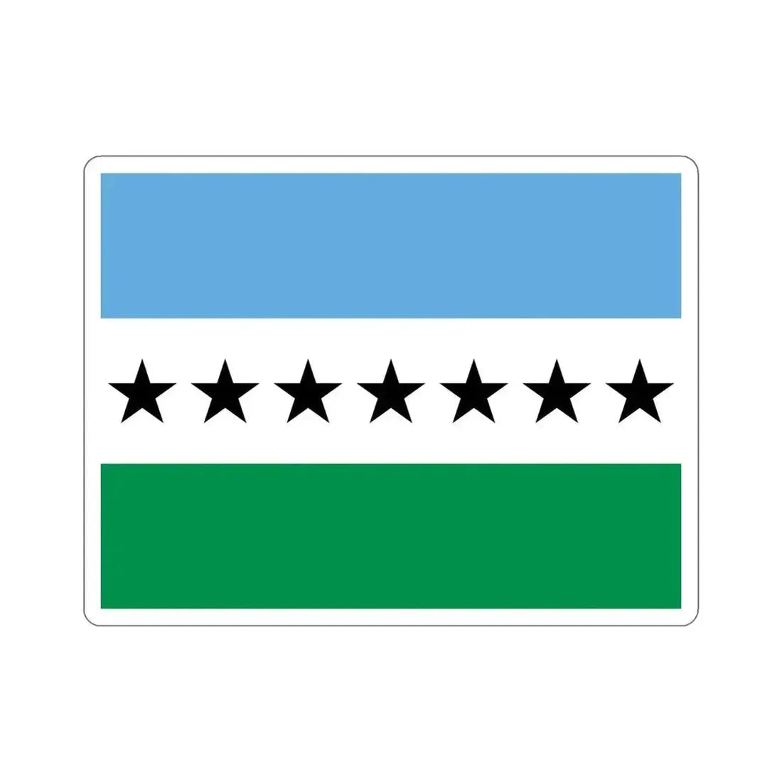 Flag of Nueva Loja Ecuador STICKER Vinyl Die-Cut Decal - The Sticker Space