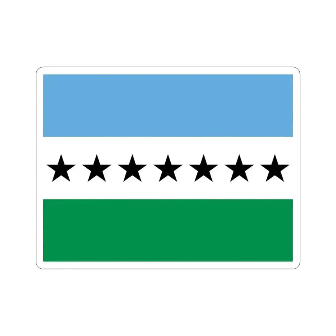 Flag of Nueva Loja Ecuador STICKER Vinyl Die-Cut Decal - The Sticker Space