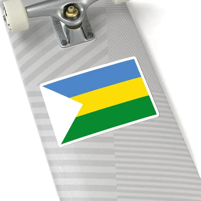 Flag of Nuevo Chimbote (Peru) STICKER Vinyl Kiss-Cut Decal - The Sticker Space