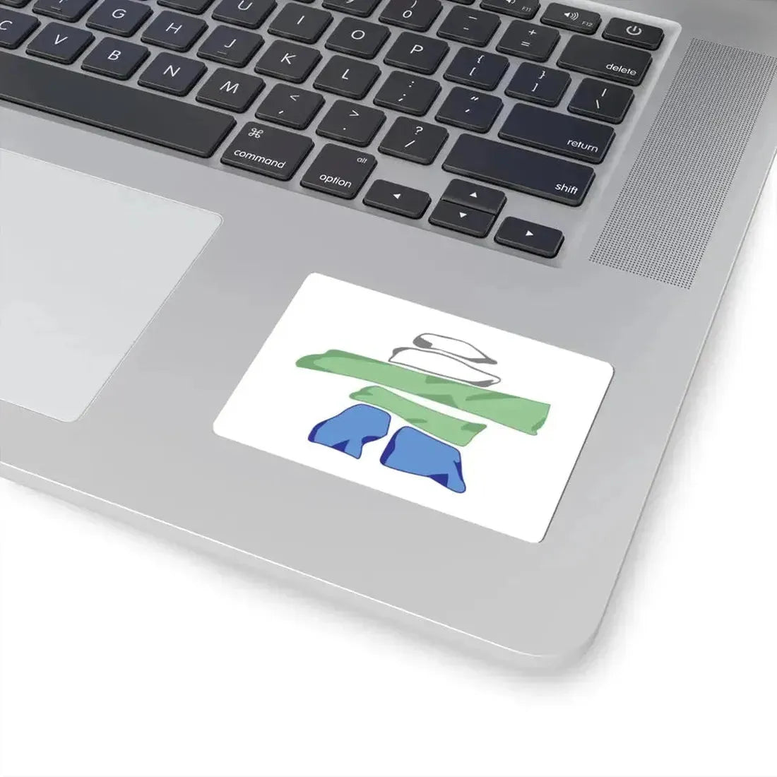 Flag of Nunatsiavut (Canada) STICKER Vinyl Kiss-Cut Decal - The Sticker Space