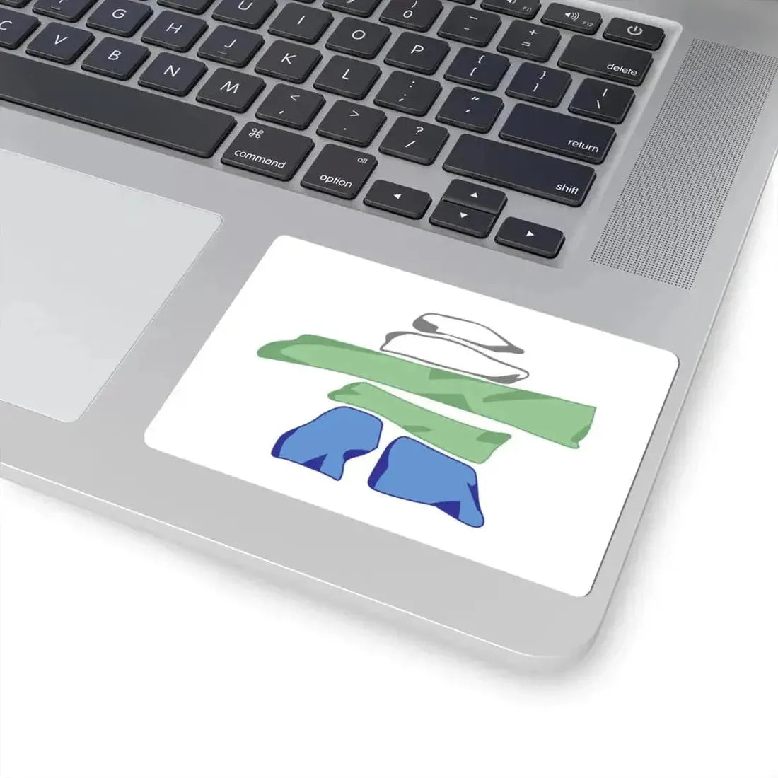 Flag of Nunatsiavut (Canada) STICKER Vinyl Kiss-Cut Decal - The Sticker Space