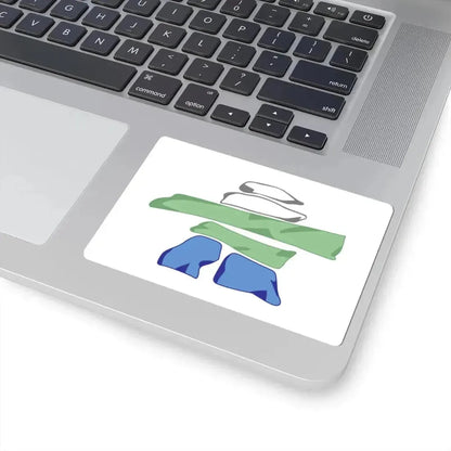 Flag of Nunatsiavut (Canada) STICKER Vinyl Kiss-Cut Decal - The Sticker Space