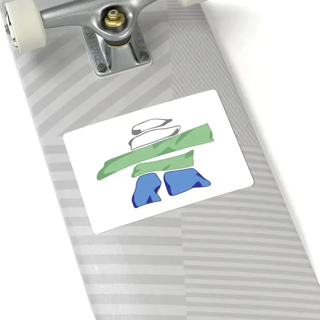 Flag of Nunatsiavut (Canada) STICKER Vinyl Kiss-Cut Decal - The Sticker Space