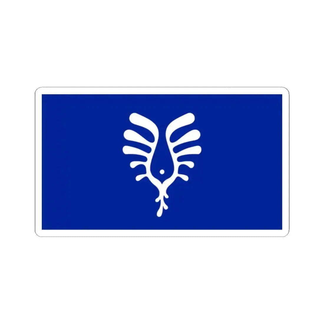 Flag of Nunavik Thomassie Mangiok (Canada) STICKER Vinyl Kiss-Cut Decal 2 Inch White - The Sticker Space