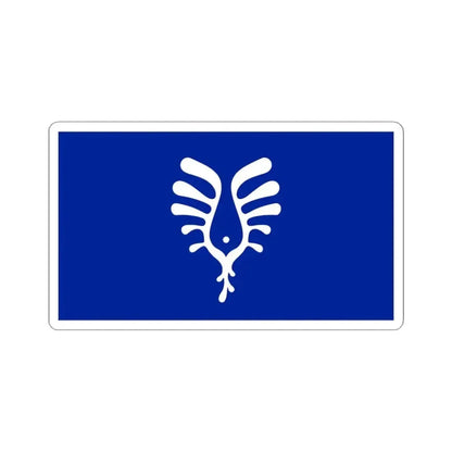 Flag of Nunavik Thomassie Mangiok (Canada) STICKER Vinyl Kiss-Cut Decal 3 Inch White - The Sticker Space