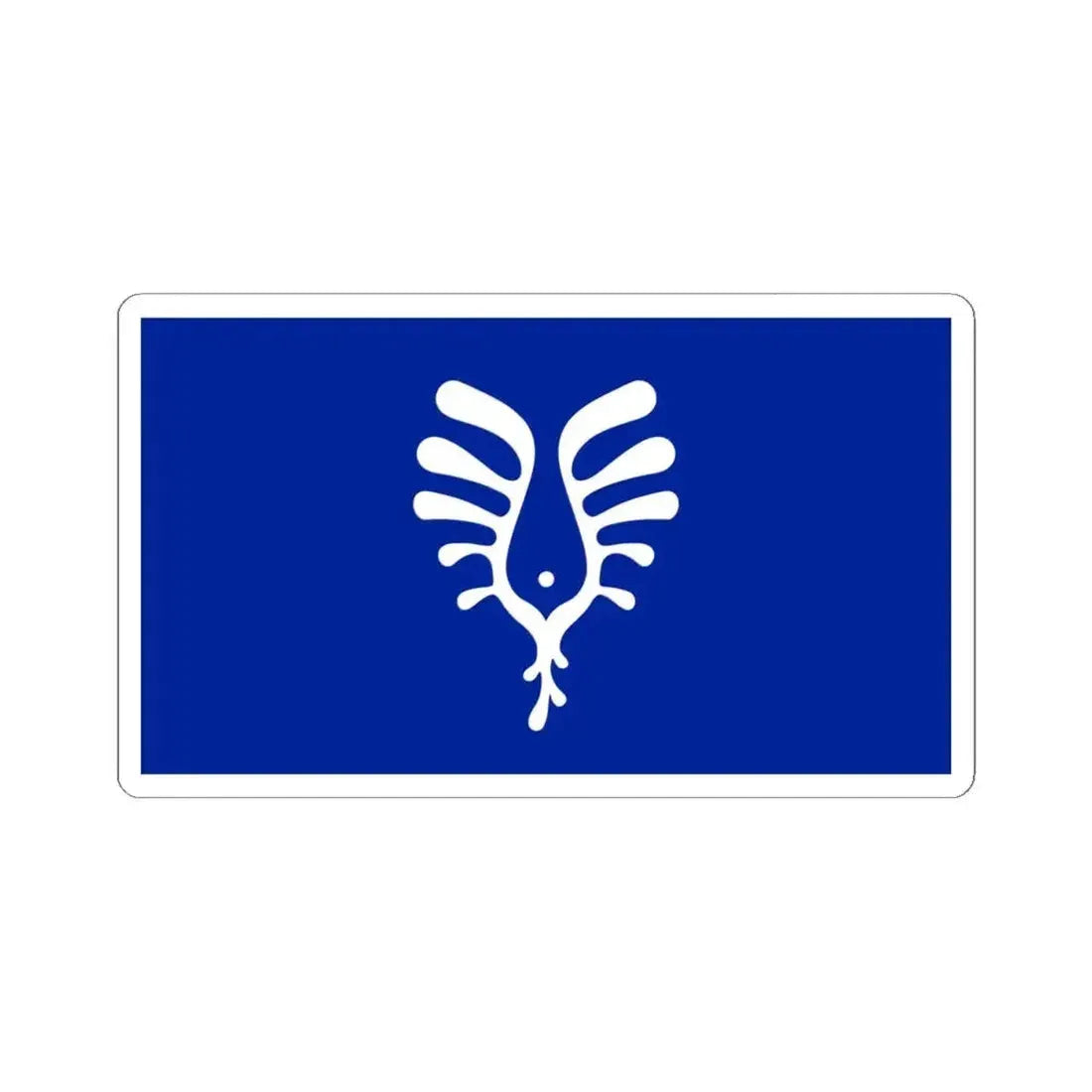 Flag of Nunavik Thomassie Mangiok (Canada) STICKER Vinyl Kiss-Cut Decal 4 Inch White - The Sticker Space